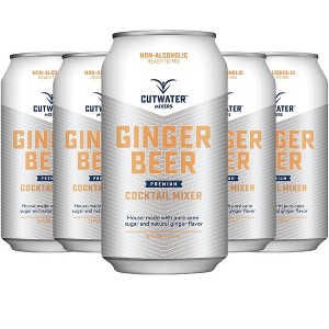 Cutwater Non-Alcoholic Ginger Beer - 12oz Cans - 110 Calories Fat-Free - Soda Mixer for Moscow Mule, Dark n Stormy - 1 of 4