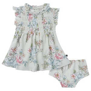 blue maxi dress nearby Petit Ami Girls Blue Bishop with Pintucks Smocked Dress 3 6 9 12 18 24 –  Classic Baby Boutique main image 1