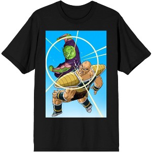 Dragon Ball Z Piccolo and Nappa Characters Black Graphic Tee - 1 of 3