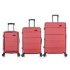 InUSA Elysian Lightweight Hardside Carry On Spinner 3pc Luggage Set - 3 of 4
