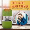 Maplefield Reusable Hand Warmers with 12 Hours of Lasting Heat - Reusable Heater & Fabric Pouch - Matte Finish (Matte Green) - 2 of 4