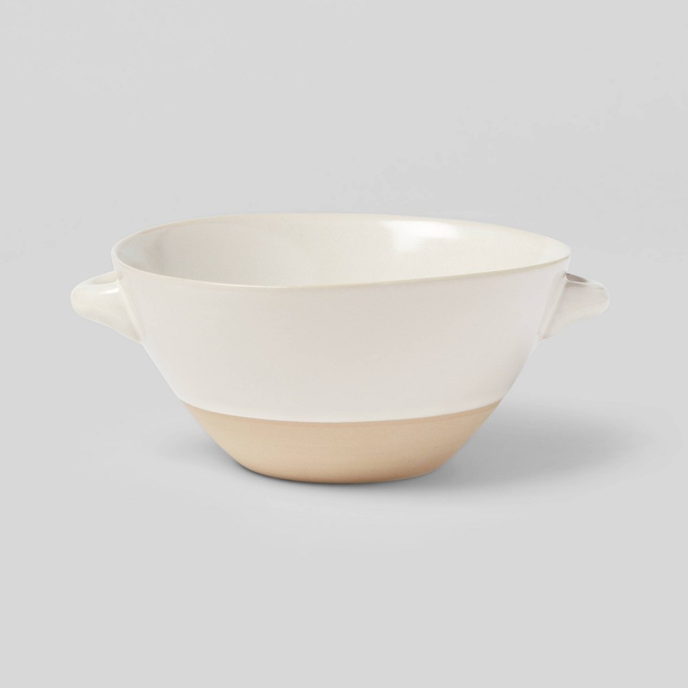 Photos - Serving Pieces 25oz Stoneware Wethersfield Soup Bowl White - Threshold™: Traditional Round Serveware, Dishwasher & Microwave Safe