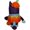 Gemmy Halloween Inflatable Bluey in Jack O' Lantern Costume, 3.5 ft Tall, Multi - 3 of 4