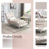 CAVINAS Velvet Chaise Lounge Chair, Button-Tufted Upholstered Recliners Chair, Accent Chair with Pillow, Sofa Chair for Bedroom, Living Room - 2 of 4