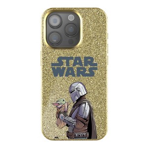 Keyscaper Star Wars Mandalorian Color Block Gold Bling Cell Phone Case for Apple iPhone - 1 of 4