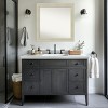 Amanti Art Oliver Non-Beveled Wood Framed Bathroom Vanity Wall Mirror - 4 of 4