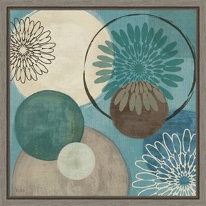 Amanti Art Flora Mood I by Veronique Charron Canvas Wall Art Print Framed 16 x 16-in. - 1 of 4