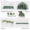 Tangkula 1-Person Folding Camping Tent Cot Portable Pop-Up Tent w/Sleeping Bag & Air Mattress for Outdoor - 4 of 4