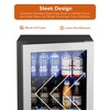 Ca'Lefort Beverage Refrigerator Cooler,95-121 Can Freestanding Beverage Fridge,with Glass Door for Home/Bar/Office - 3 of 4