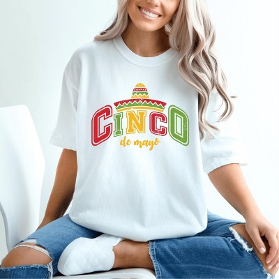 Simply Sage Market Cinco De Mayo Sombrero Garment Dyed Tee