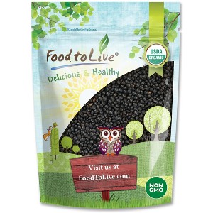Organic Black Lentils - by Food To Live - 1 of 4