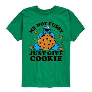 Boys' - Sesame Street - Me Not Fussy Short Sleeve Graphic T-Shirt - 1 of 4