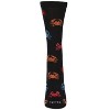 Memoi Women's Crabs Rayon From Bamboo Crew Socks Black 9-11 - 2 of 2