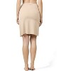 Memoi Women's High-Waist Double-Bonded 22" Half Slip Black XS - 2 of 4