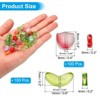 Unique Bargains Jewelry Making Craft Embellishments Tulip Flower Crystal Glass Beads - 2 of 4