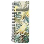 Stockroom Plus Floral Nail & Hair Stylist Salon Appointment Book, Undated Daily & Hourly Planner Organizer, 5 x 13.5 In
