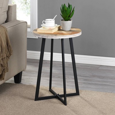 Miller Rustic Wood Table Tan - FirsTime