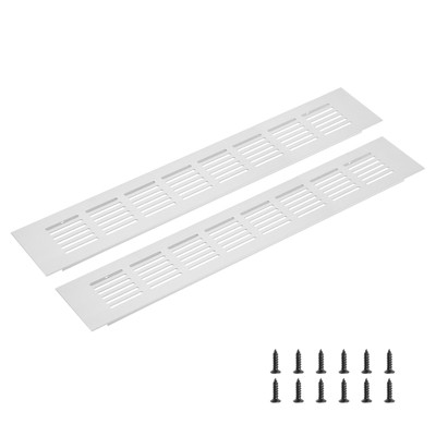 Unique Bargains Rectangle Ventilation Grille, Aluminum