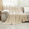 Attop All-Season Breathable Gauze Cotton Throw Blanket - 50"x70" Large Size, Soft Lightweight for Couch & Bed - 2 of 4