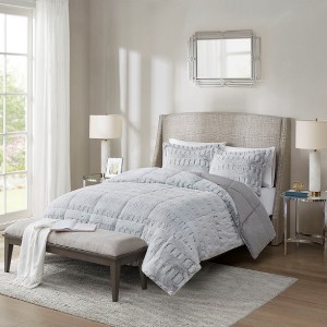 Lyngins Back Print Long Fur Comforter Mini Set – Faux Fur with Faux Mink Reverse, Hypoallergenic, Oeko-Tex Certified, Twin/Twin XL Bedding Set - 1 of 4