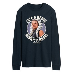 Men's - Star Wars - Once A Rebel Ahsoka Long Sleeve Graphic T-Shirt - 1 of 4