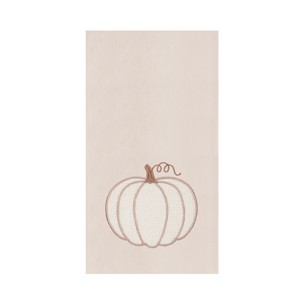C&F Home Cable-Knit Pumpkin Towel - 1 of 3