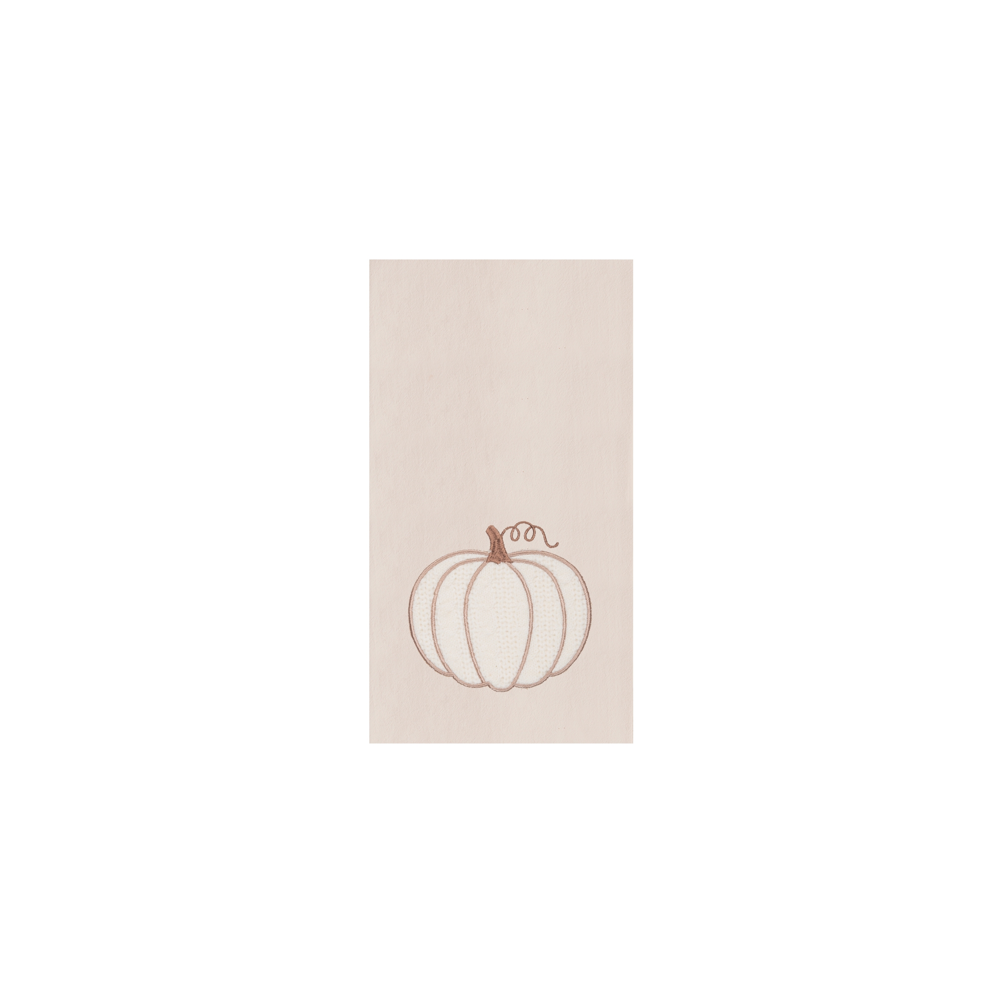 Cable Knit Pumpkin 100% Cotton Kitchen Dishtowel