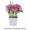 Unique Bargains Artificial Plants Hydrangea Tea Bud Plastic 2.95"x2.95"x7.87" 1 Pcs - 3 of 4