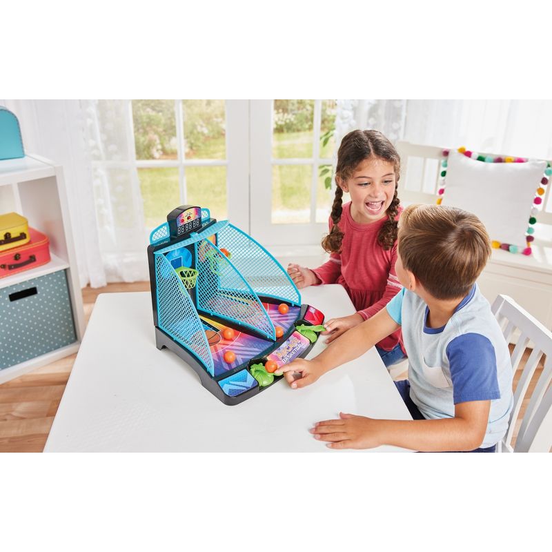 Game Zone Arcade Basketball Interactive Tabletop Multiplayer Game for Children ages 6 and older, 4 of 7