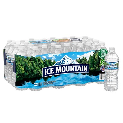 Ice Mountain 100% Natural Spring Water - 32pk/16.9 fl oz Bottles