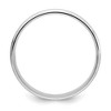 Black Bow Jewelry 6mm 14K White or Yellow Gold Brushed Standard Grooved Comfort Fit Band - 2 of 4