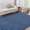 Washable Area Rug Baby Room Contemporary Boho Non-Slip Low Pile Stain-Resistant No-Shedding Easy-Clean Modern Dorm Home Office - 4 of 4