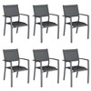 Heynemo Patio Dining Chair, Aluminum Outdoor Dining Chairs with Cushions, Metal Outdoor Patio Furniture Seating - 2 of 4