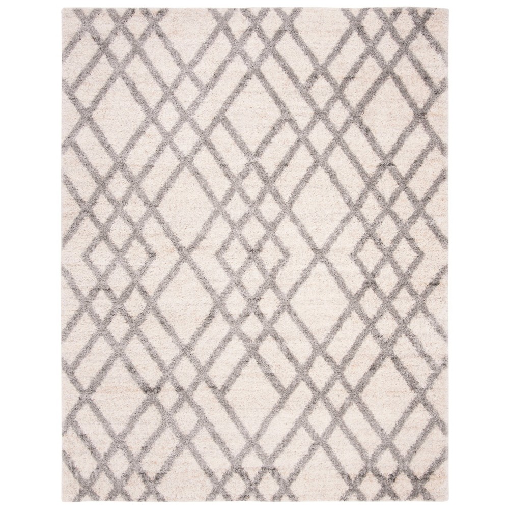 9'x12' Lyn Rug Cream/Gray - Safavieh