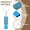 Unique Bargains Outdoor Camping Hiking Fishing Rescue Signaling Alloy Keychain Whistles 2 Pcs - 3 of 3