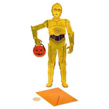 Halloween Card Articulated C3PO - PAPYRUS