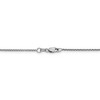 Black Bow Jewelry 1.1mm 14k White Gold Round Box Chain Necklace - 4 of 4