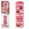YIYIBYUS Pink Rotating Free Standing Shoe Rack Shoe Organizer - 3 of 4