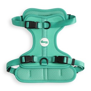 THE LICKER STORE Arlo Adjustable Soft Padded No Pull Pet Harness with 3 Buckles and 3 Leash Clips - 1 of 4