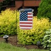 Patriotic Mason Jar Burlap USA Garden Flag 18" x 12.5" Briarwood Lane - 4 of 4