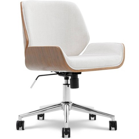 Modern Mid Back Executive Chair Ivory - Boss Office Products