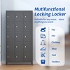 Dexmalle 15 Large Compartments  Storage Metal Locker Officce Cabinet - 4 of 4