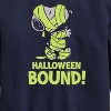 Boys' - Peanuts - Halloween Bound Glow Graphic Long Sleeve Fleece Sweatshirt - 2 of 4