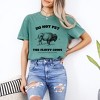 Simply Sage Market Women's Yellowstone Fluffy Cows Short Sleeve Garment Dyed Tee - 2 of 4