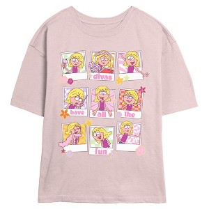Juniors Lizzie McGuire Flower Polaroid Poses T Shirt - 1 of 3