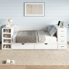 Merax Multi-Functional Twin Size Daybed with Trundle - 2 of 4