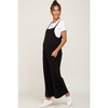 PinkBlush Black Sleeveless Pocketed Wide Leg Maternity Jumpsuit - 2 of 4