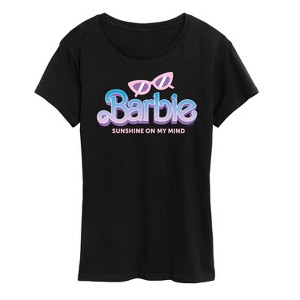 Women's - Barbie - Sunshine On My Mind Short Sleeve Graphic T-Shirt - 1 of 4