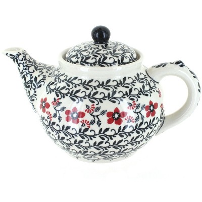 Blue Rose Polish Pottery Scarlett Ivy Teapot