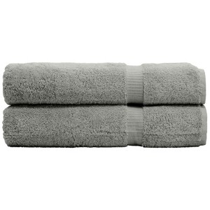 BC BARE COTTON Luxury Hotel & Spa Towel Turkish Cotton Bath Sheet -35x70 Inches - Set of 2 - 1 of 4